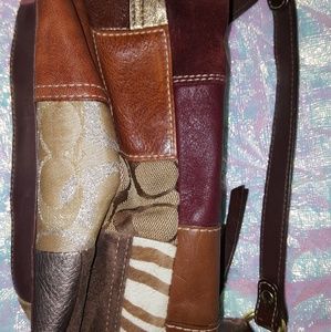Coach multi colored purse